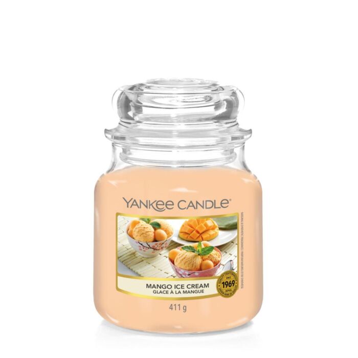 Yankee Candle - Mango Ice Cream - Medium Jar